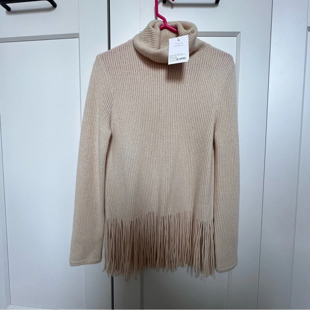 ZIMMERMANN Kaleidoscope fringed sweater in Cream, Size: (AU 1) - Picture 6 of 6